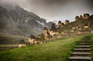 The Dargavs City of the Dead in the mountains