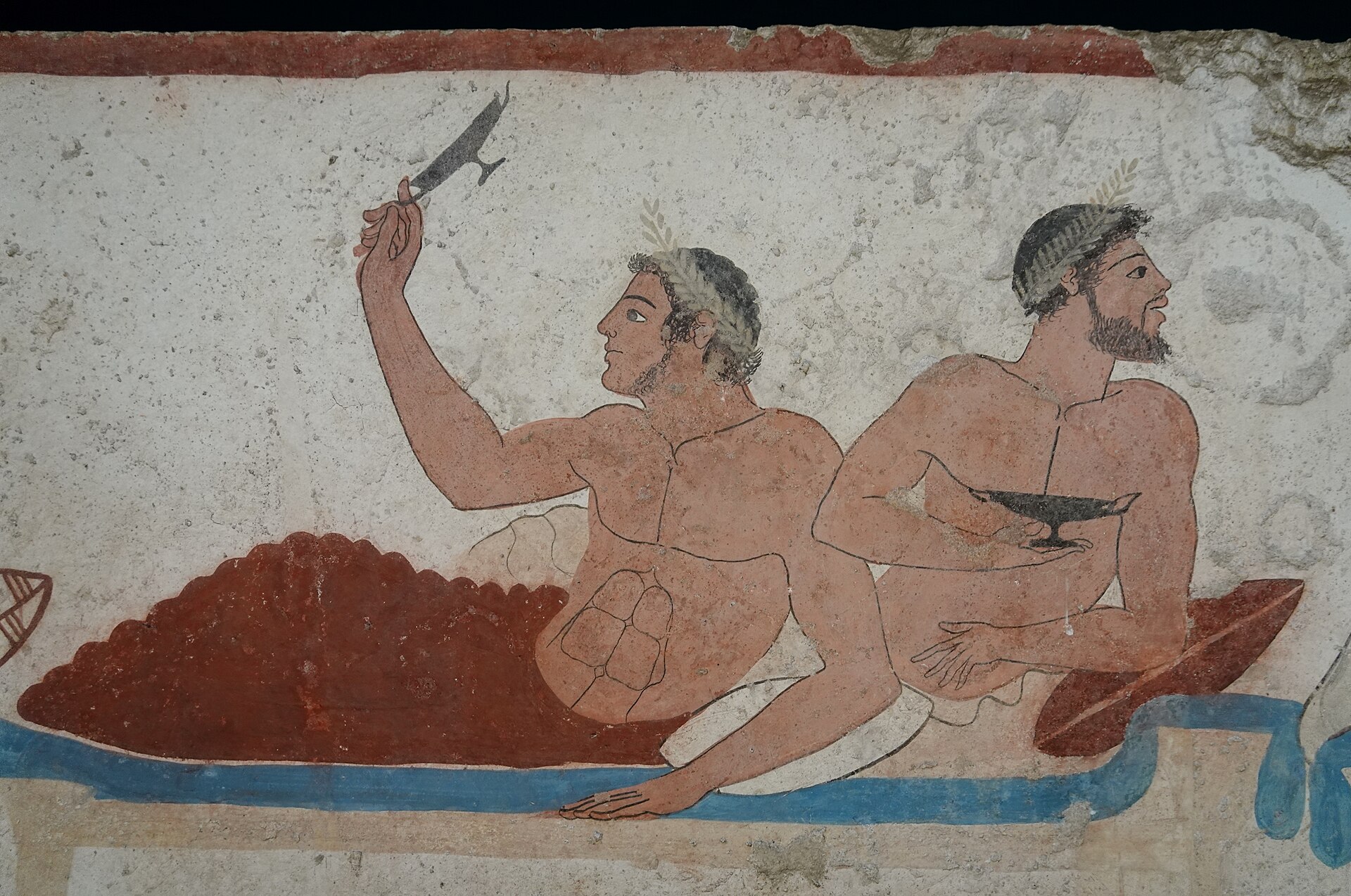 Tomb of the Diver banquet fresco