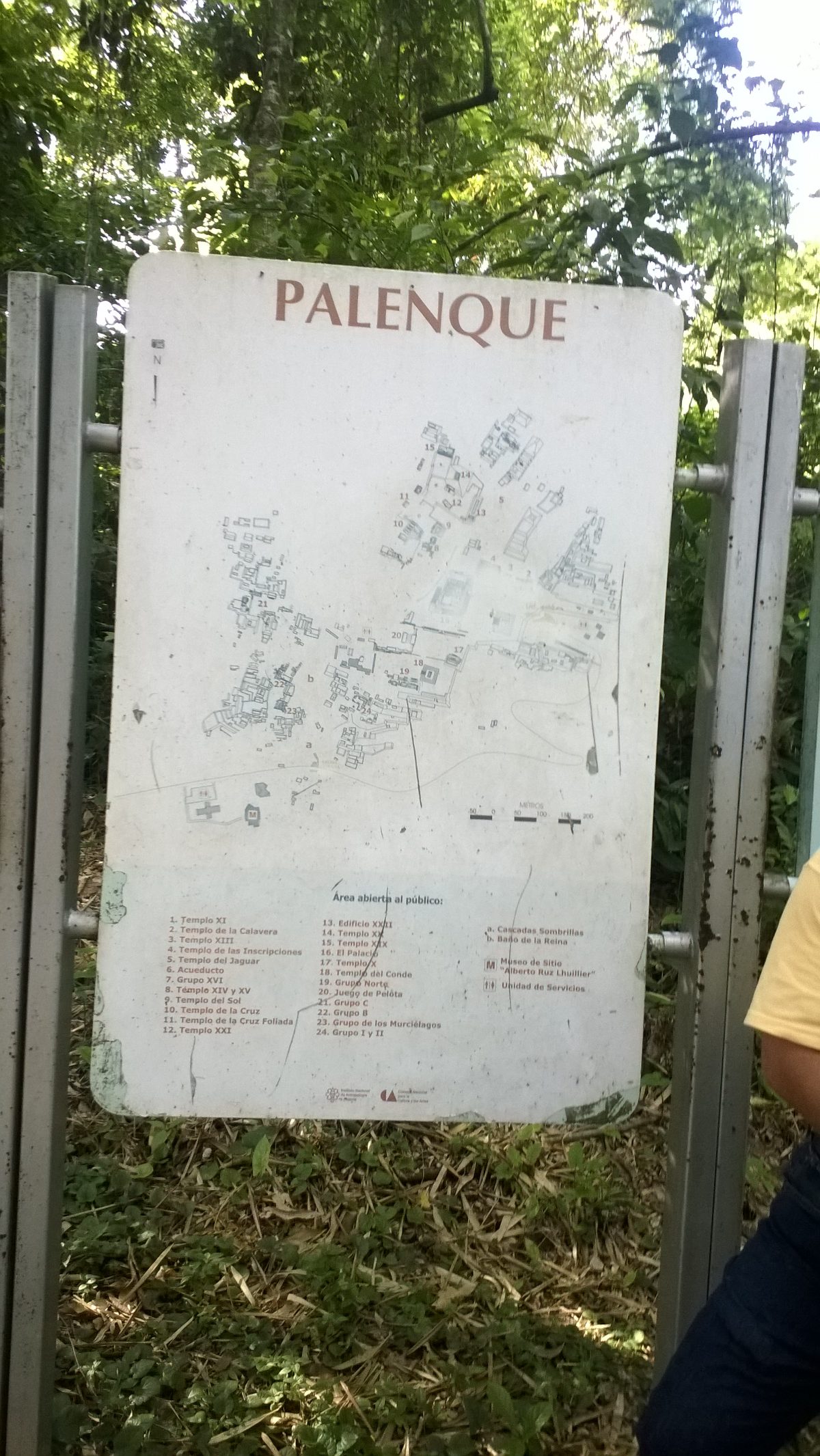 A structure at the Palenque Maya ruins