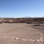 Overview of the Paquime archaeological site at Casas Grandes, Mexico