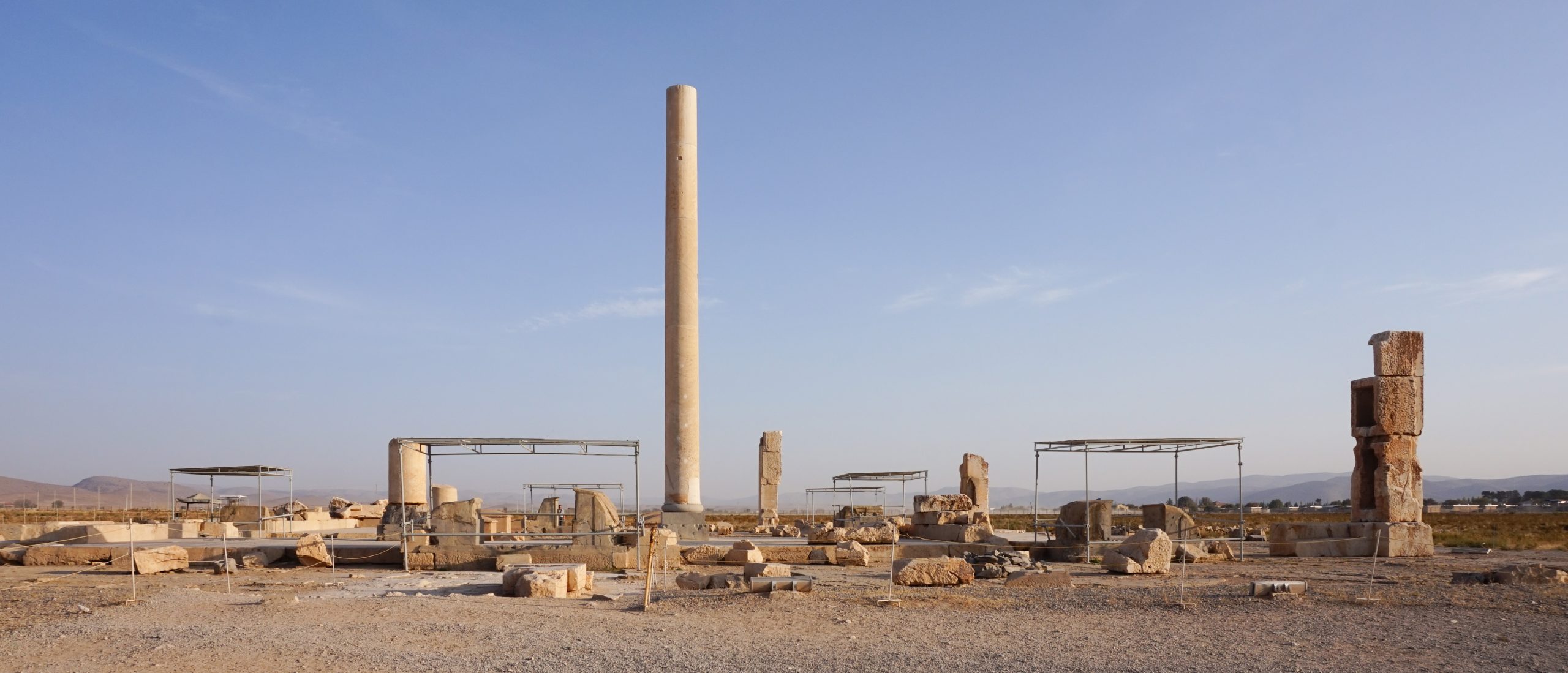 Remains of the audience palace at Pasargadae