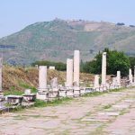 The acropolis of Pergamon crowning its steep hill