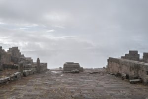 Ruins and terraces on the acropolis of Pergamon
