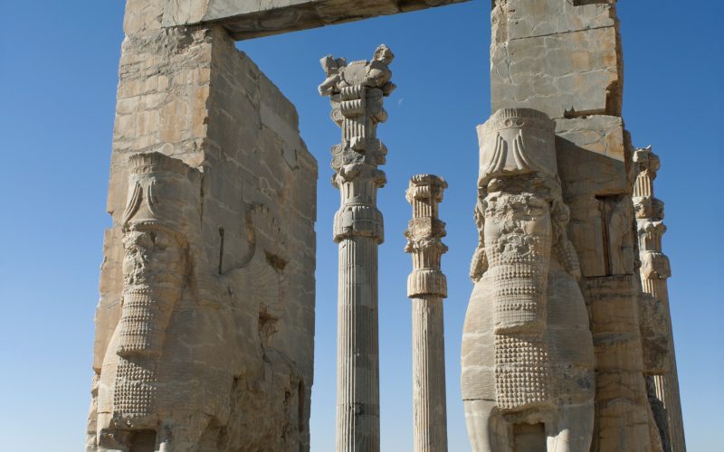 The Gate of All Nations at Persepolis with its guardian bulls