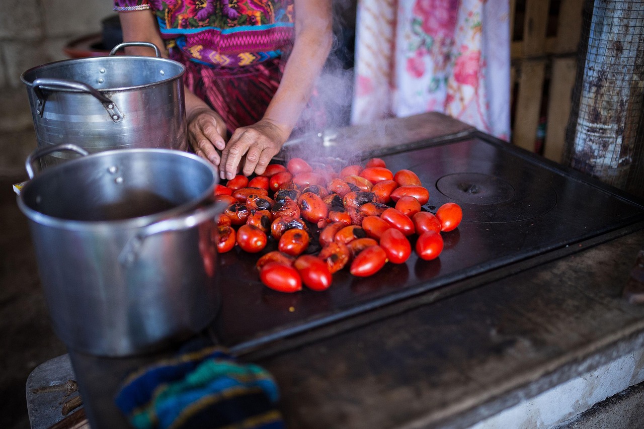Traditional highland village life in Guatemala