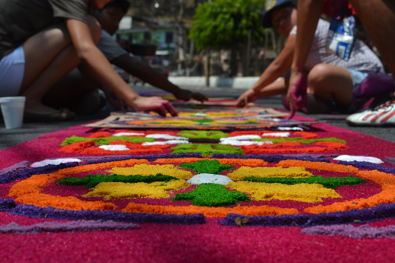 Holy Week procession in Guatemala