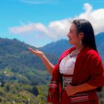 Q'eqchi' Maya woman in traditional highland dress