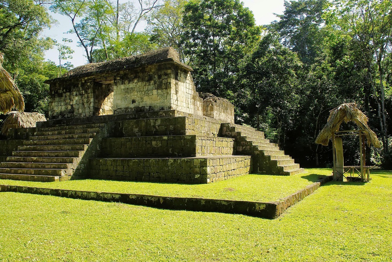Maya archaeological site in the Guatemalan lowlands