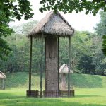 Stela E at Quirigua Guatemala, the tallest carved stone monument in the ancient Maya world