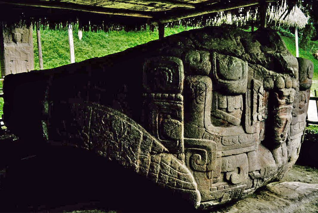 Tropical lowland setting of the Quirigua archaeological site in eastern Guatemala