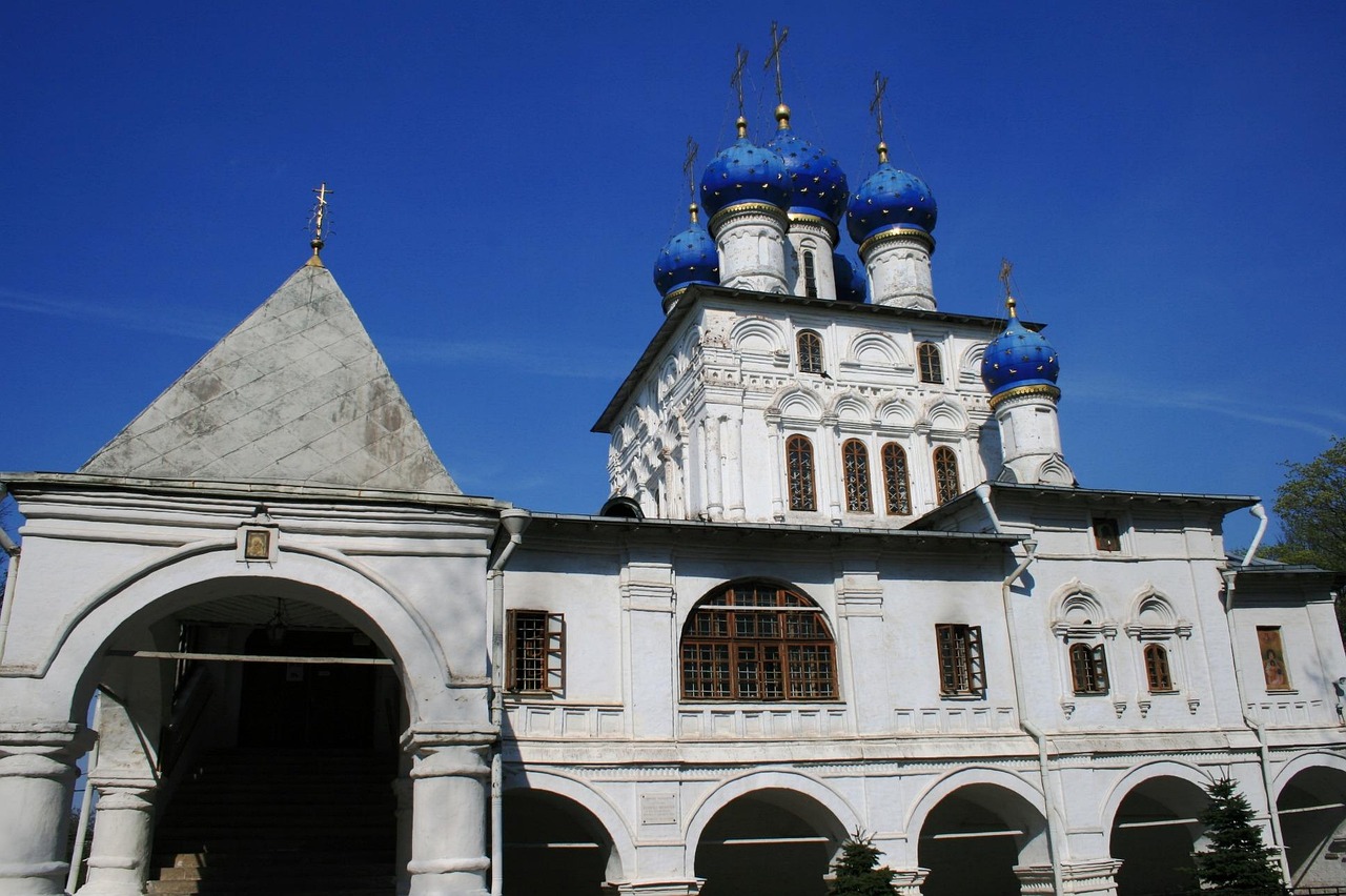 An Orthodox church, center of Russian faith