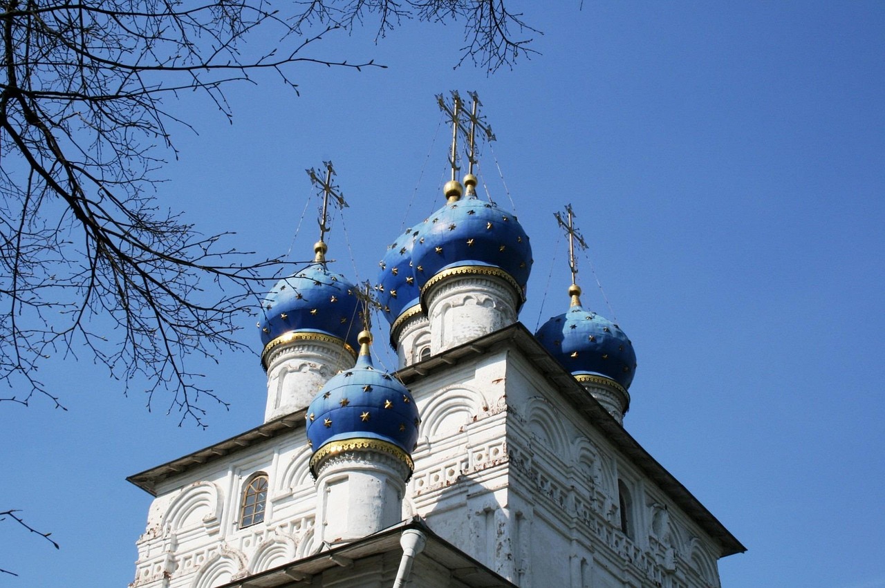 The onion domes of Russian Orthodoxy
