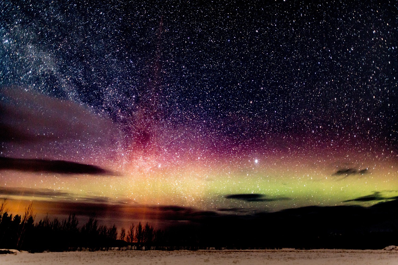 The aurora over the Sakha sky