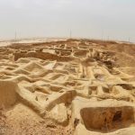The excavated remains of Shahr-i Sokhta in eastern Iran