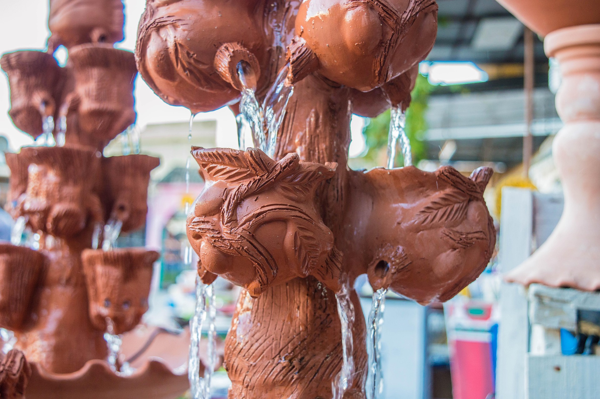 Hand-built pottery remains an important craft skill in many Shuar communities