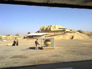 The excavated remains at Tepe Sialk