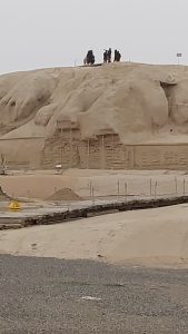 The mound and ruins of Tepe Sialk at Kashan