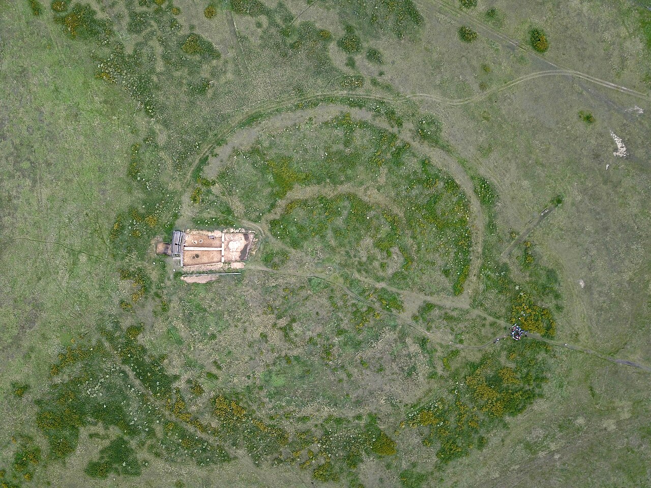 Поселение Аркаим. Аэрофотоснимок.jpg