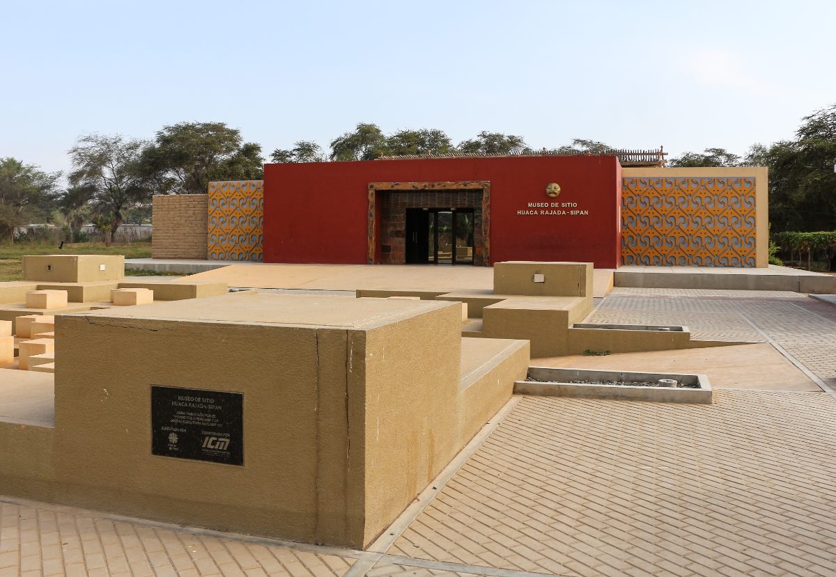 The on-site museum at Huaca Rajada near Sipan, Peru