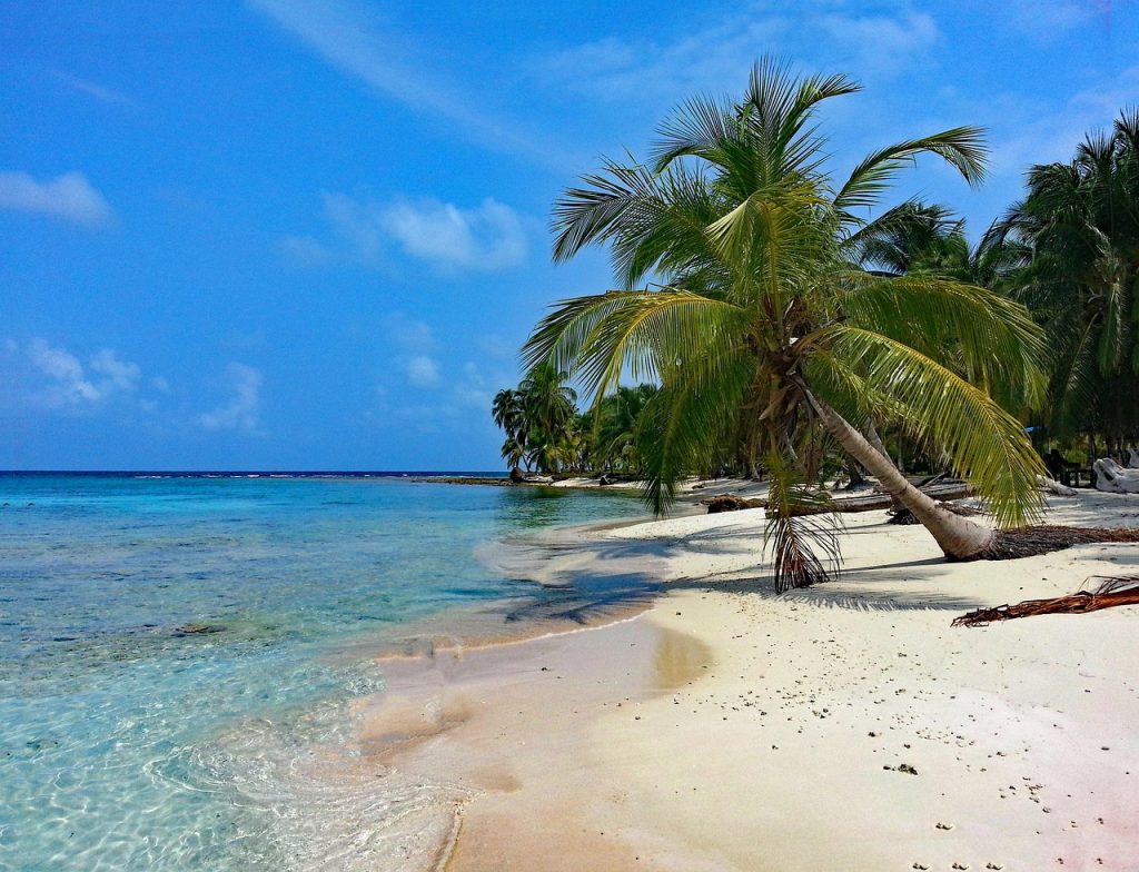 Densely packed island villages reflect the close-knit structure of Guna community life