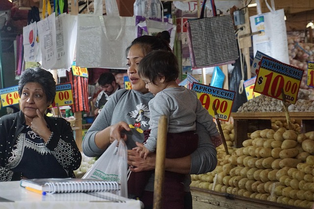 A market in Oaxaca, where trade and community life intersect
