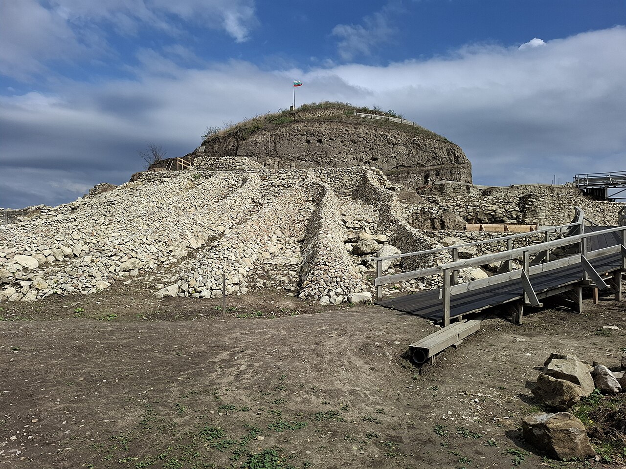 Solnitsata, Bulgaria: third stone fortification system, 4450 - 4350 B.C.