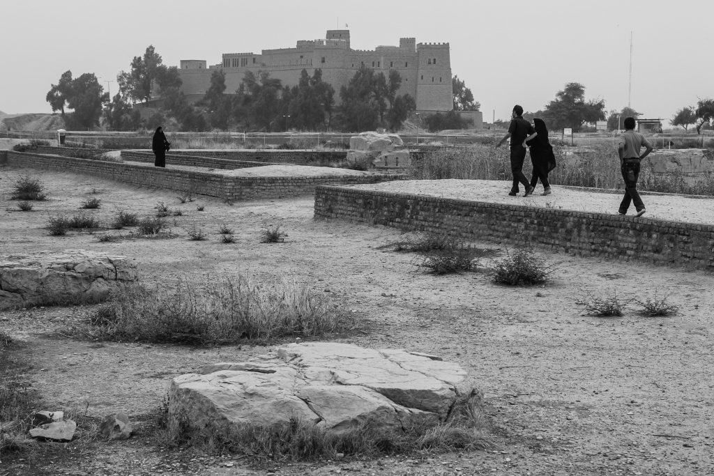 The Shush Castle rising above the ruins of ancient Susa