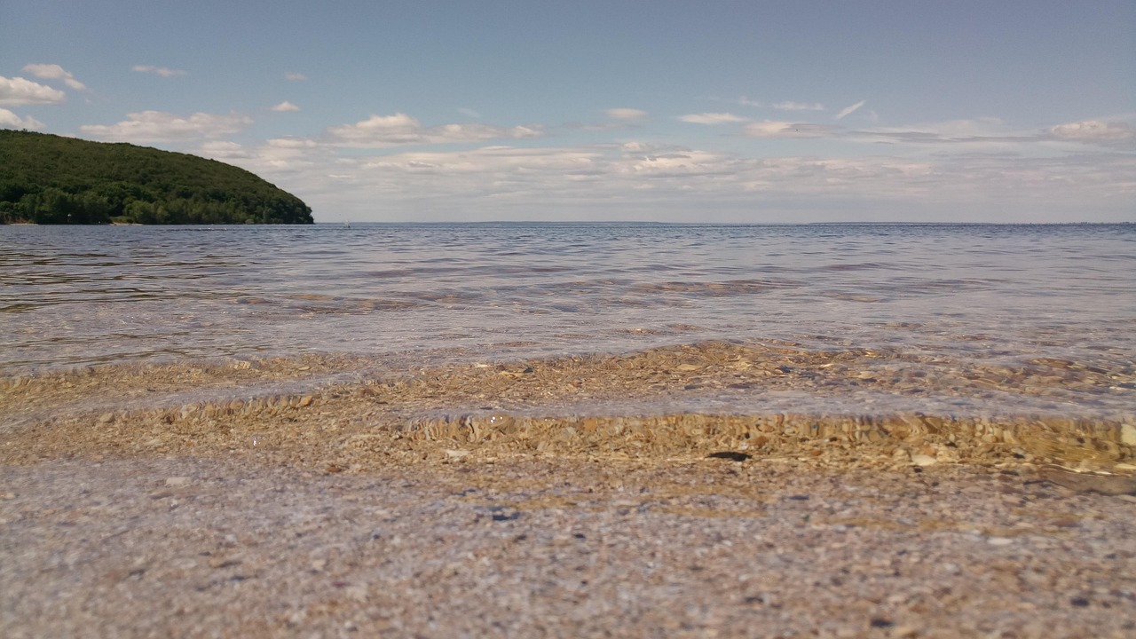 Landscape along the Volga river