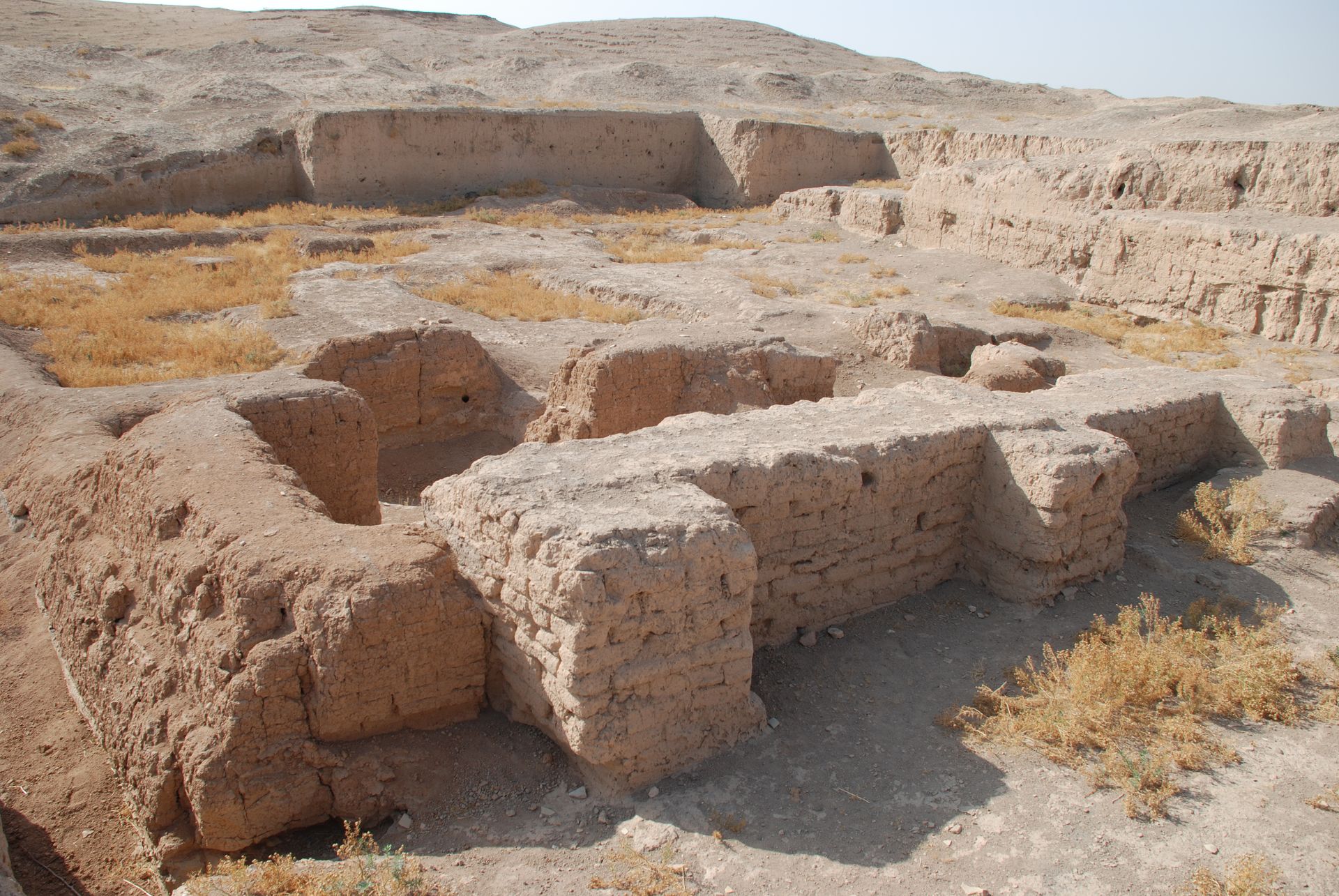 The high mound at Tell Brak, where a monumental building associated with the Akkadian empire once stood.