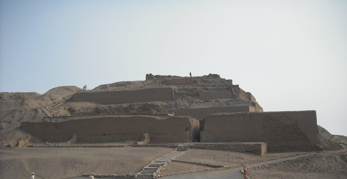 The Temple of the Sun, the largest structure at Pachacamac