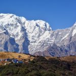 Himalayan mountains at dawn