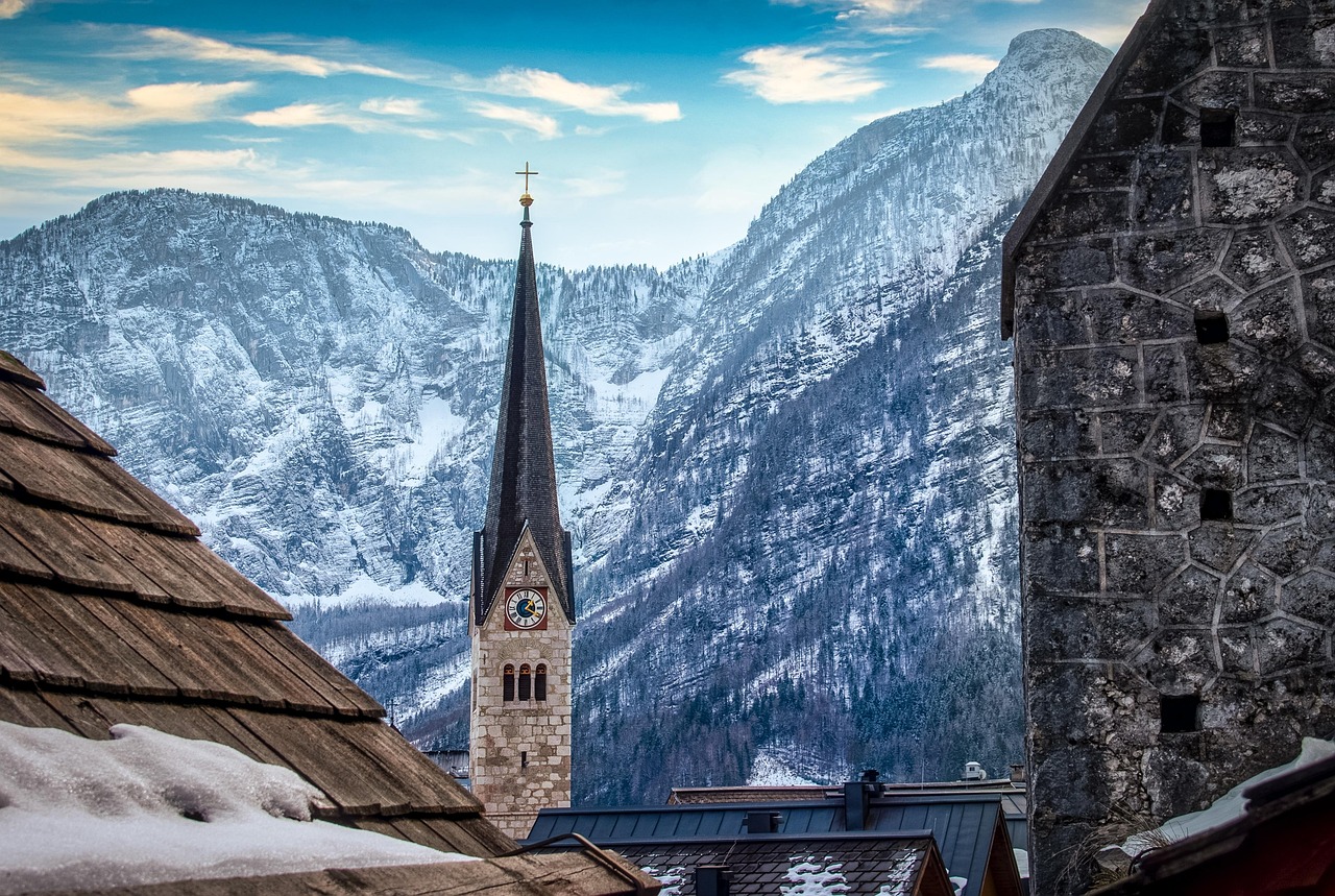 A mountain church blends Catholic and older ritual.