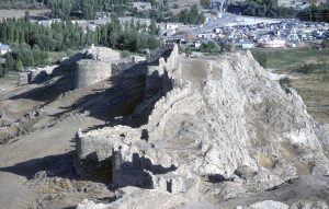 The massive eastern walls of the citadel at Van