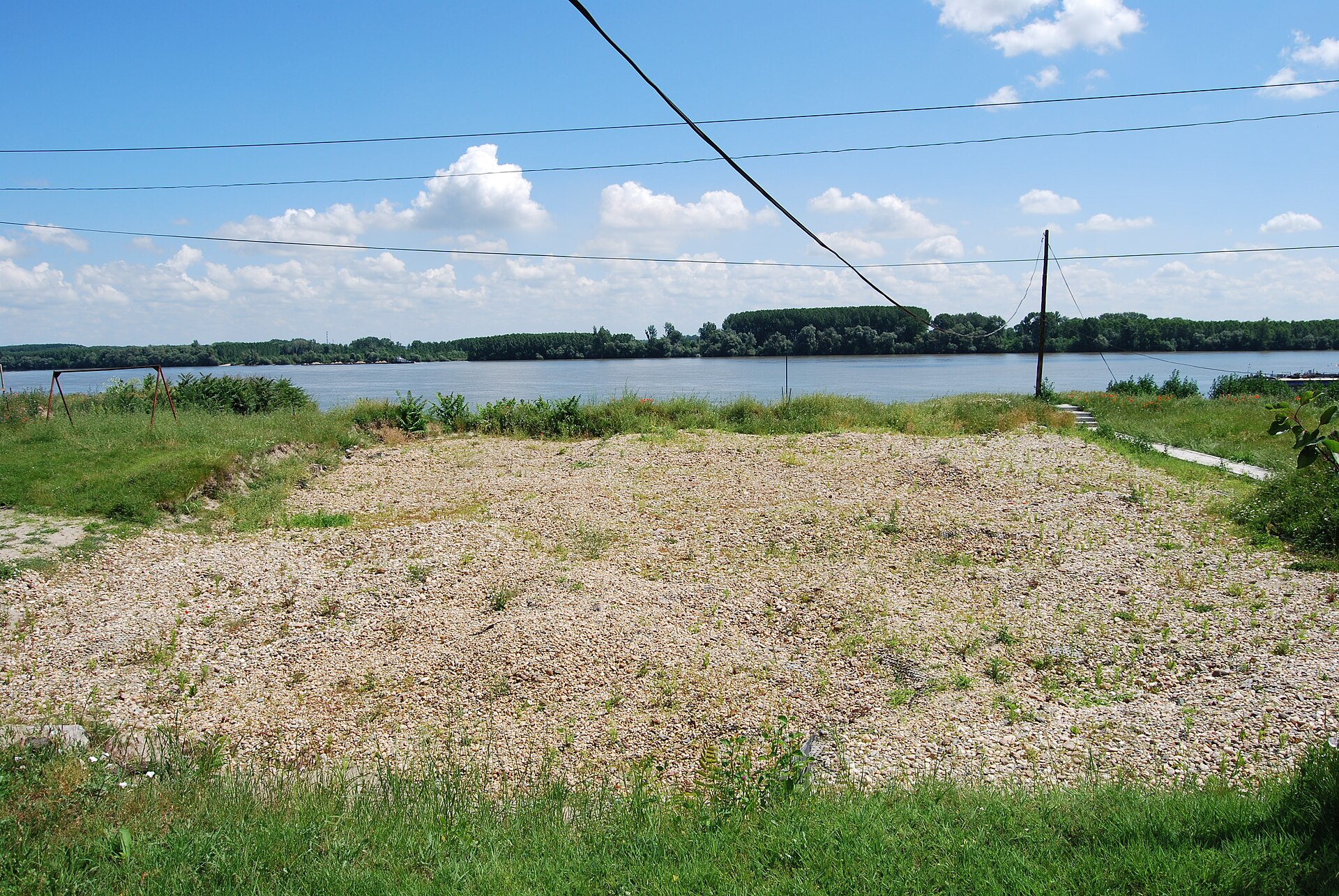 The excavation and research area at the Vinča tell, where the deep layers are studied