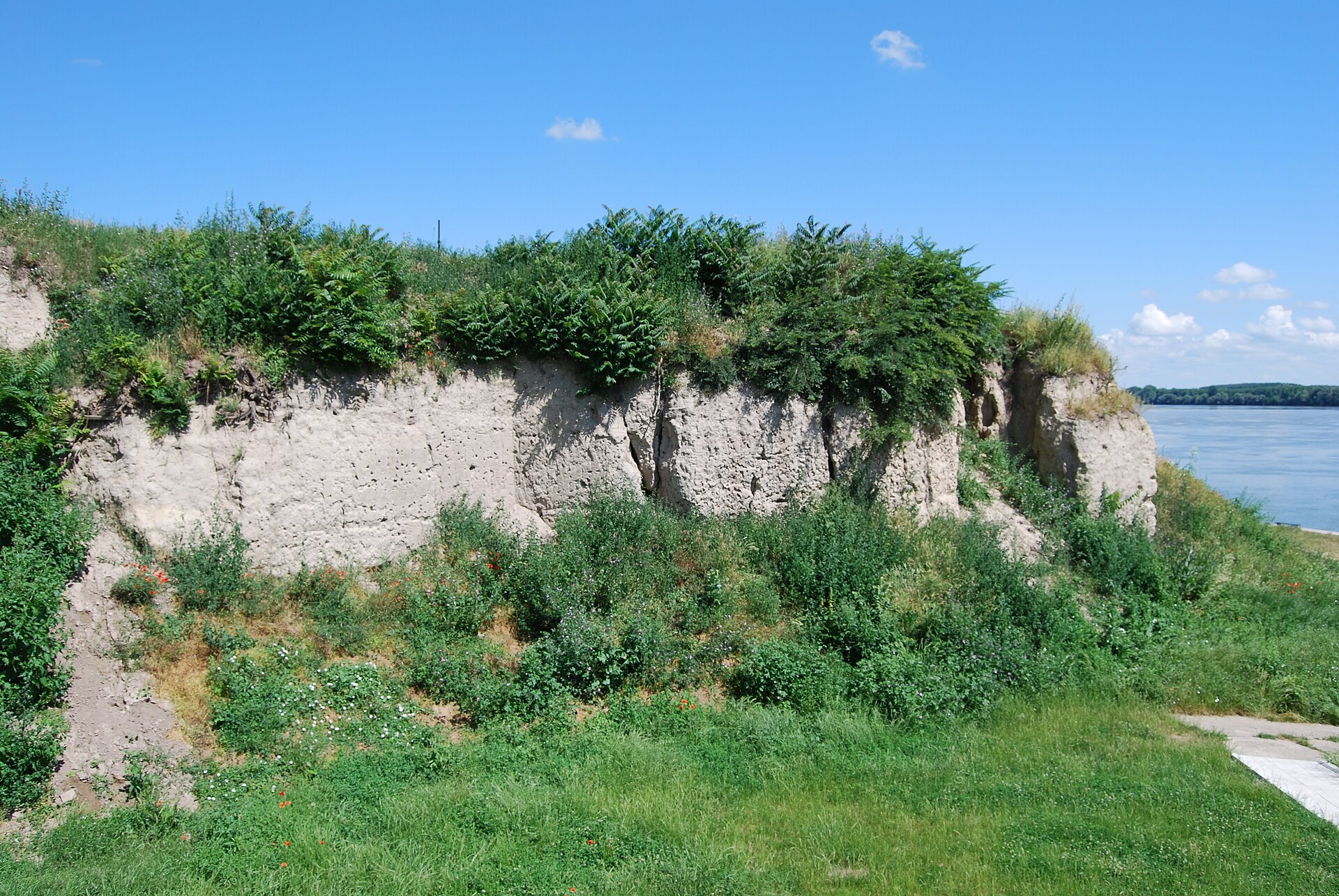 The deep stratigraphic profile of the White Hill tell, layers of a thousand years of occupation