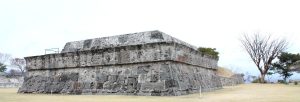 Temple of the Feathered Serpent at Xochicalco archaeological site in Morelos Mexico