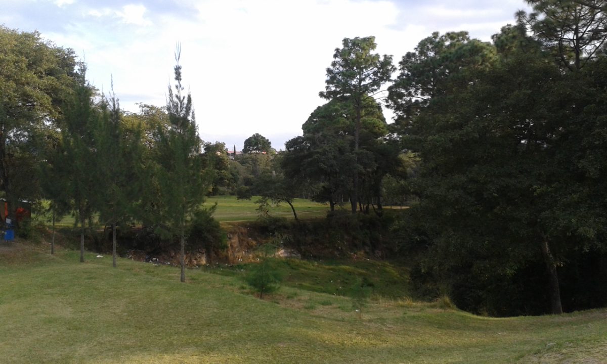 View of the highland fortress city of Zaculeu