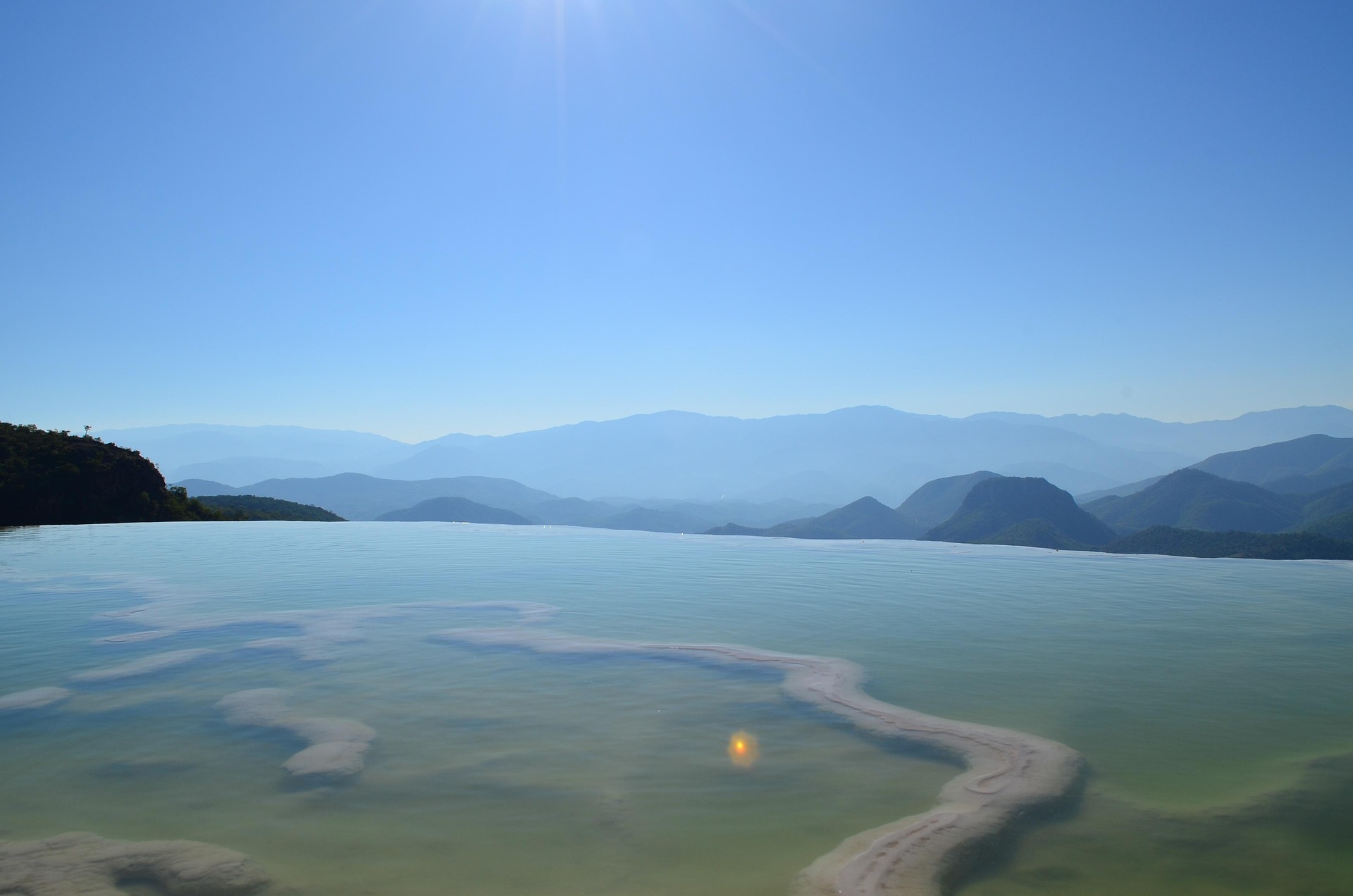 Hierve el Agua, the petrified waterfalls that mark the Zapotec highlands