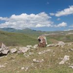 The megalithic standing stones of Zorats Karer on the Syunik plateau