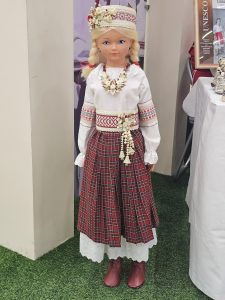 A doll in the traditional costume of the Mahilioŭ region of Belarus