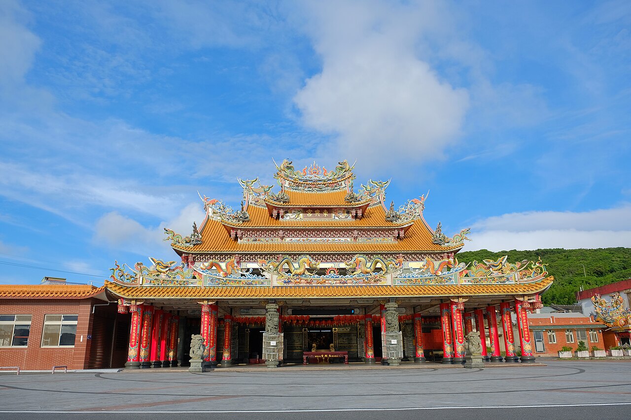 A temple at Dongxing, one of the places of worship in the Jing borderland