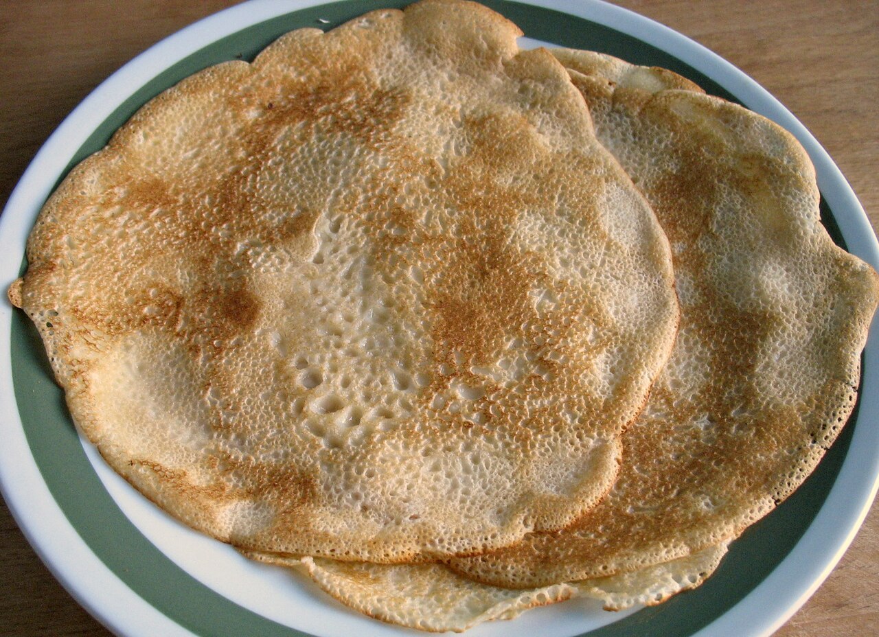 Blini, the thin Russian pancakes that remain a staple of the Russian table