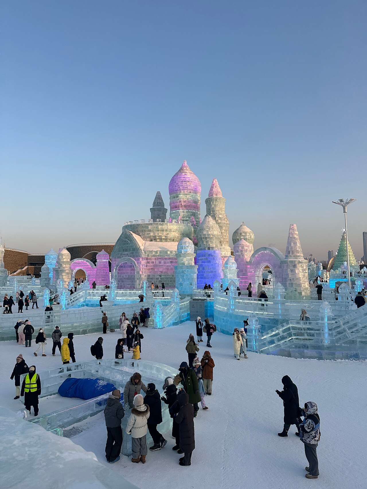 Harbin’s Saint Sophia Cathedral lit for the Ice and Snow Festival, symbol of the city’s Russian legacy today