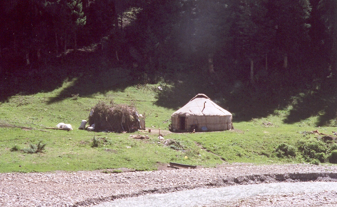 A view in the Ili region of Xinjiang, part of the northwest homeland of the Tatars of China