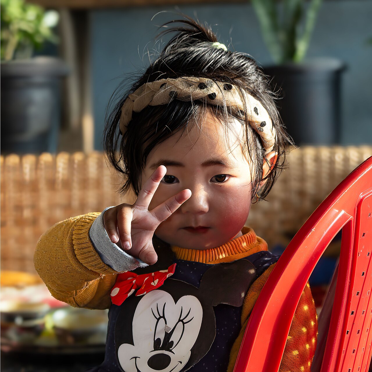 A young Monpa girl, one of the small Tibeto-Burman people known as the Monba