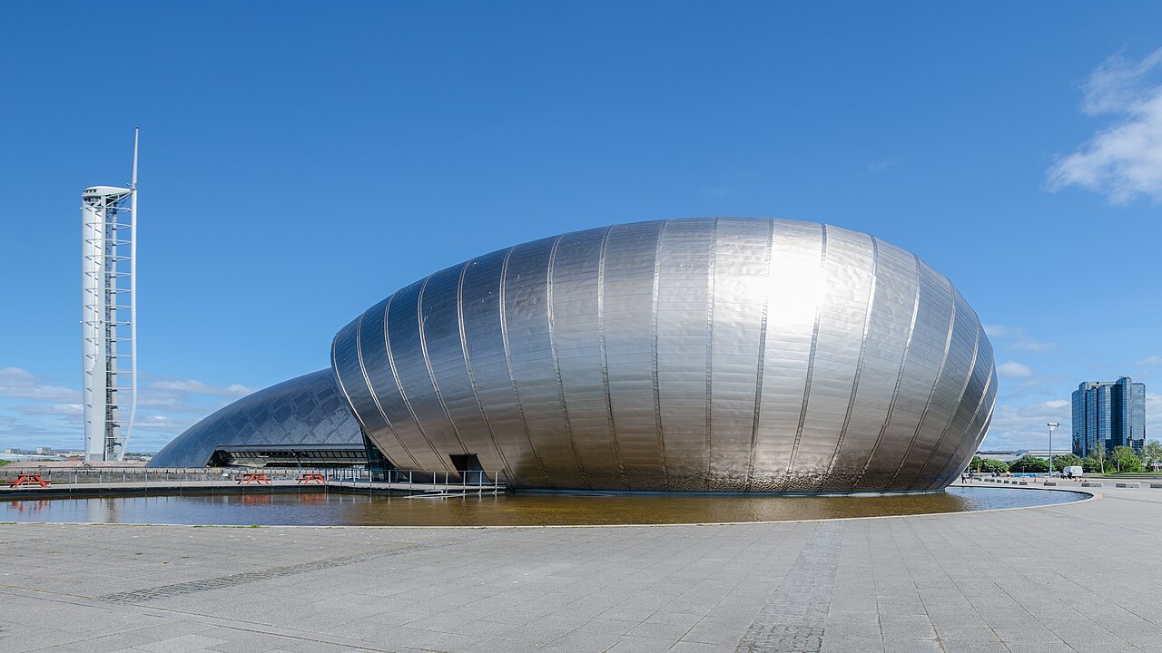 The Glasgow Science Centre and Tower, modern Scotland