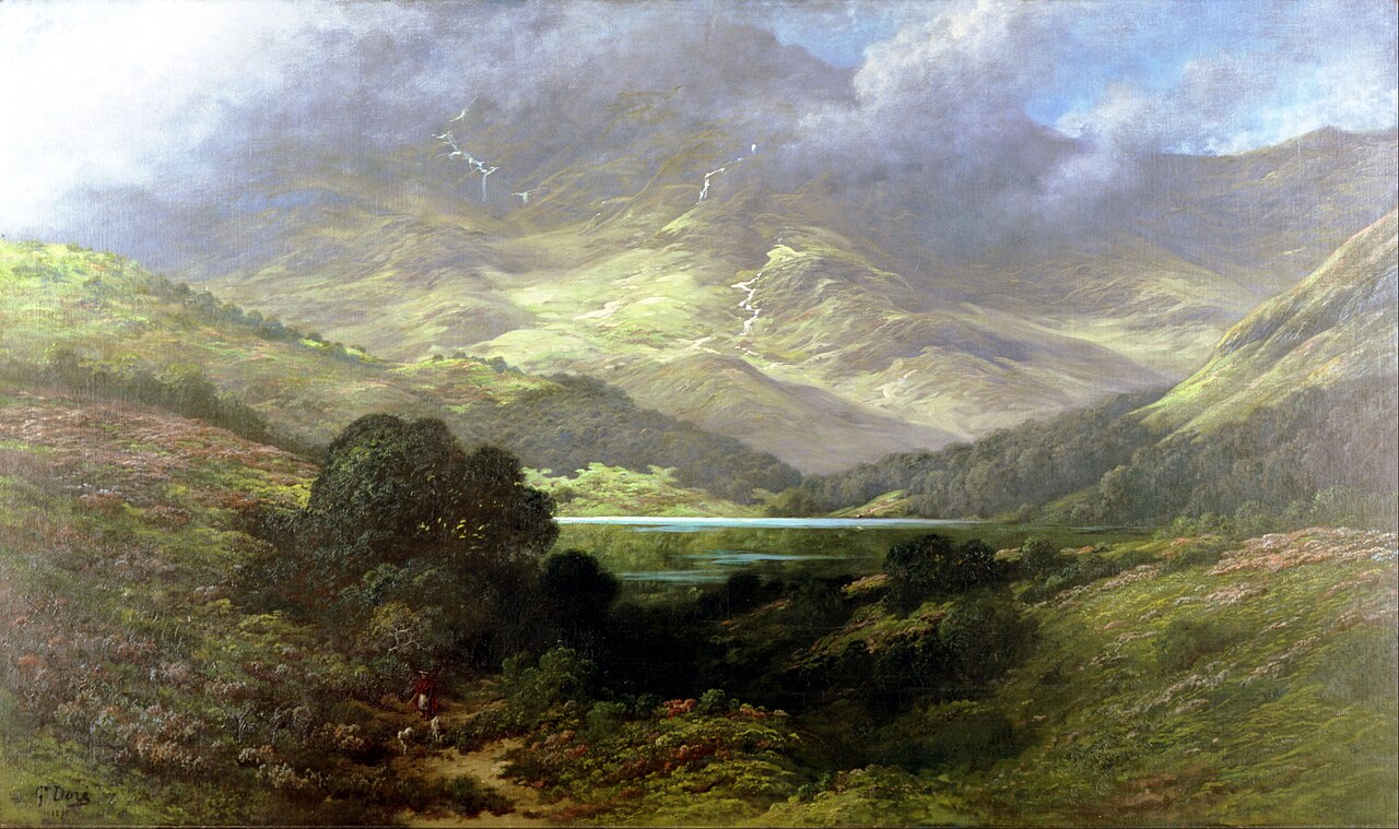 Gustave Doré’s romantic vision of the Scottish Highlands, ancient homeland of the Scots