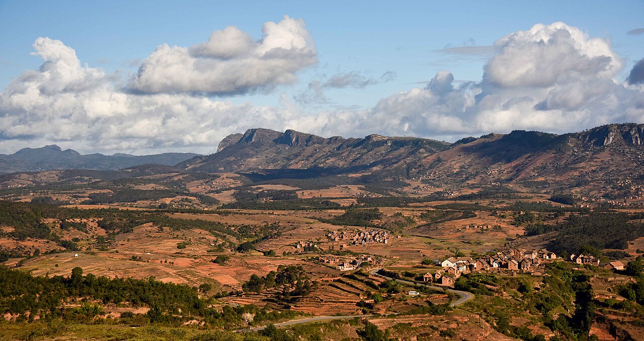 The highlands of Madagascar