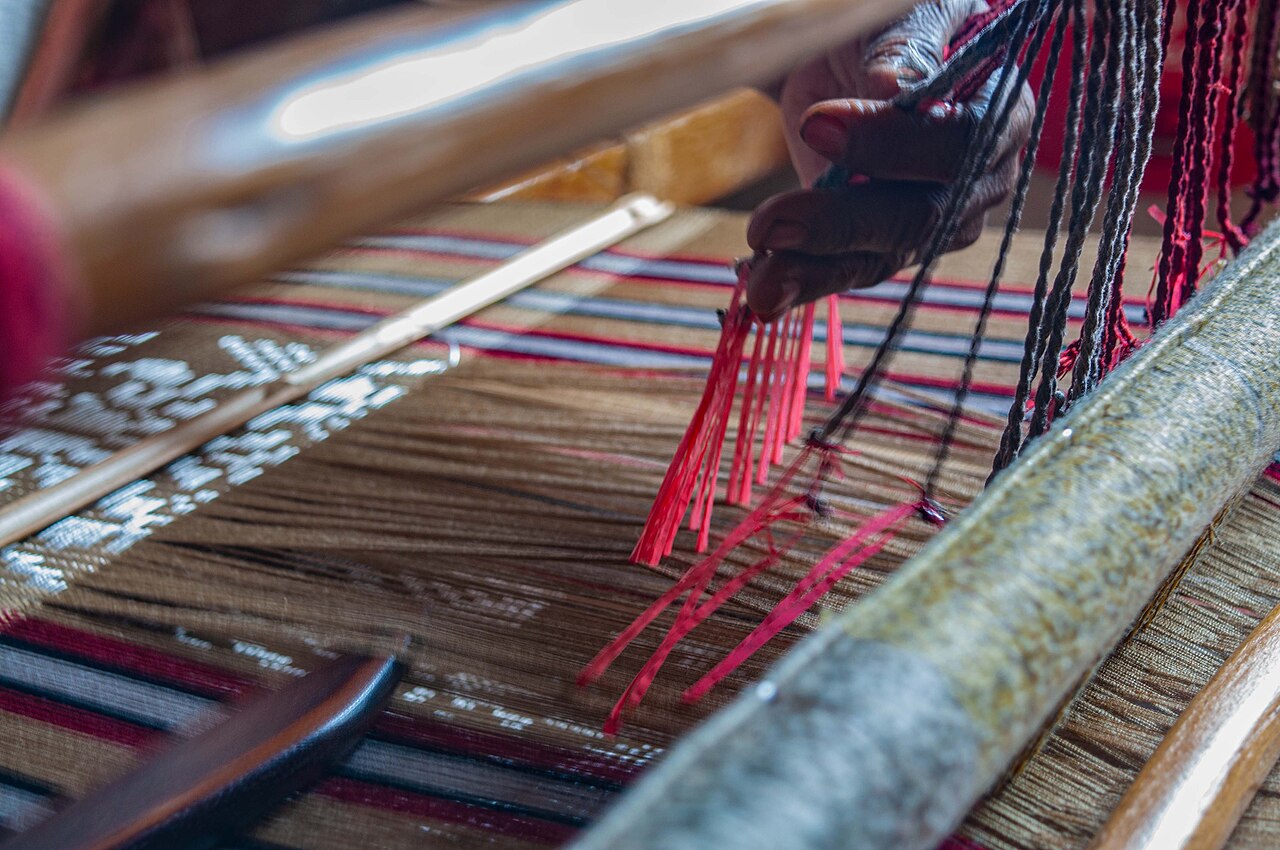 The making of lamba landy silk