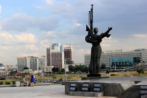A view from the Museum of the Great Patriotic War in Minsk